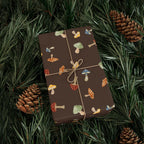 Mushrooms Wrapping Papers, Gift Wrap for Nature Lovers by Printify