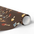 Mushrooms Wrapping Papers, Gift Wrap for Nature Lovers by Printify