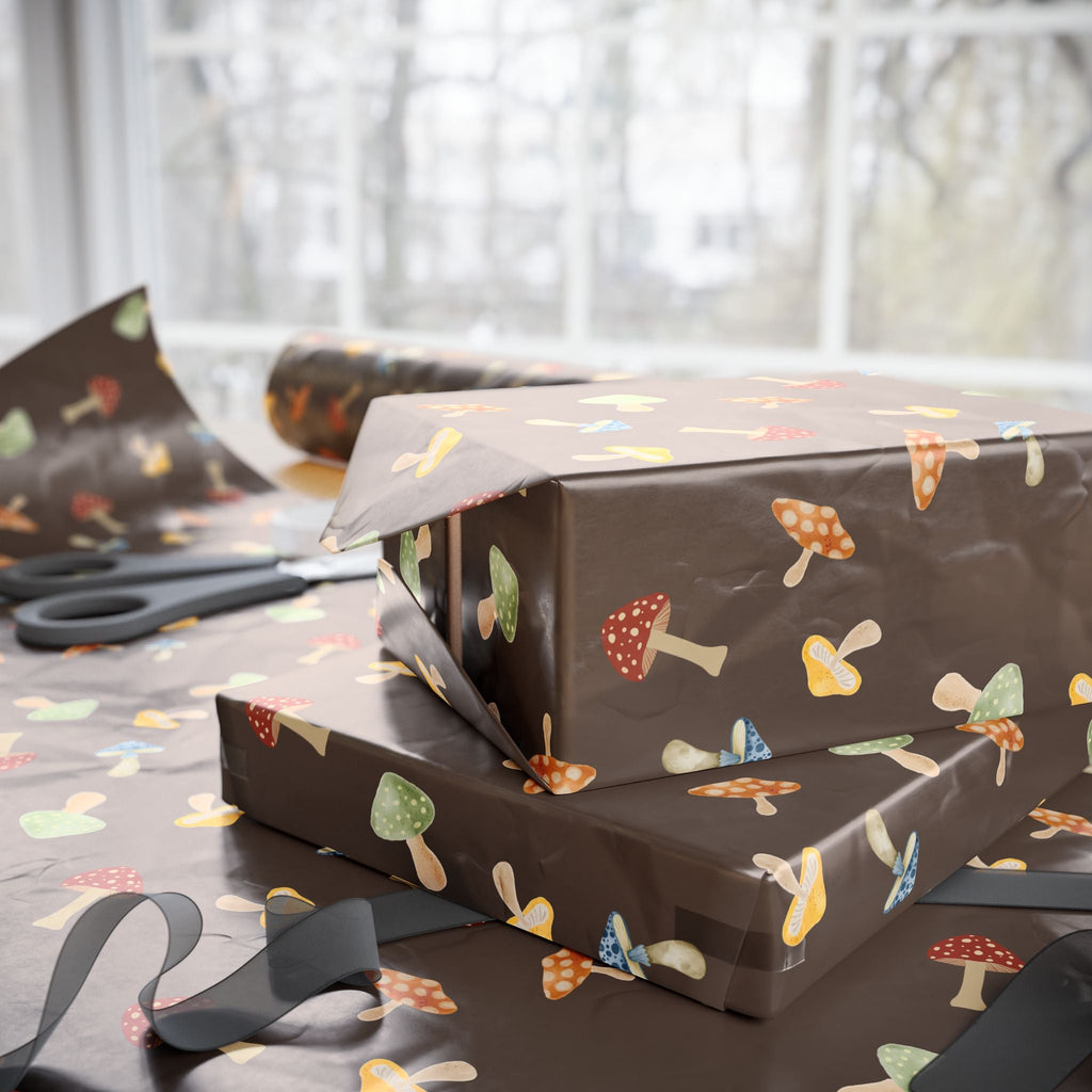 Mushrooms Wrapping Papers, Gift Wrap for Nature Lovers