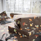 Mushrooms Wrapping Papers, Gift Wrap for Nature Lovers by Printify