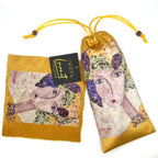 Mustard Eye Glass Cover & Lens Cleaning Fabric Eyewear Cases & Holders La Vie Bien Mustard Eye Glass Cover & Lens Cleaning Fabric