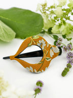 Mustard Wildflower Arc Hair Clip by Ash & Rose