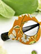 Mustard Wildflower Arc Hair Clip by Ash & Rose