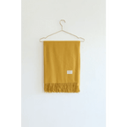 Mustard Yellow Essential Wool Blend Scarf by Polished Prints