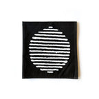 Mwedzi Black Napkins - Set of 2 La Vie Bien Mwedzi Black Napkins - Set of 2