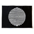 Mwedzi Black Placemats - Set of 2 La Vie Bien Mwedzi Black Placemats - Set of 2