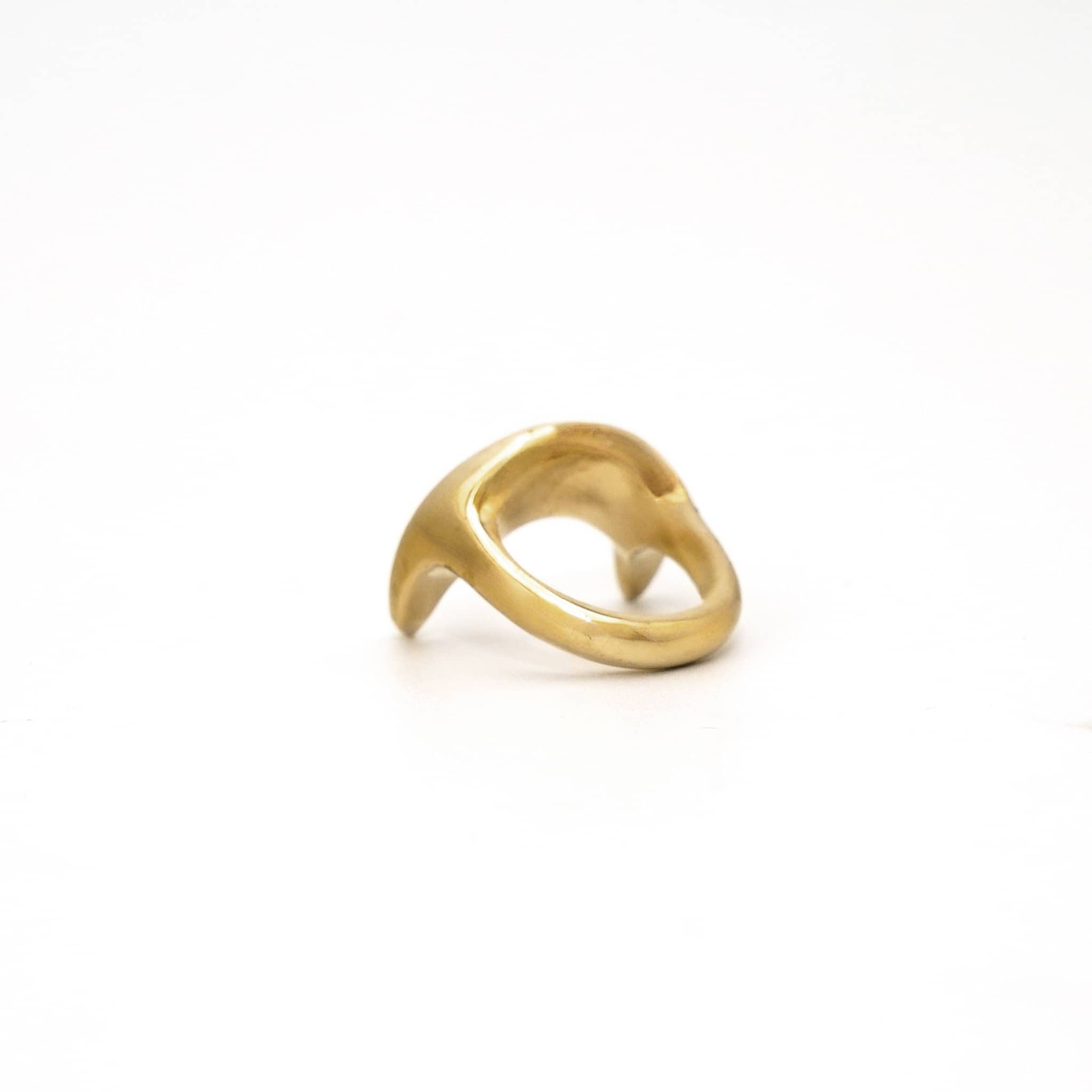 Mwenzi Crescent Moon Ring Rings La Vie Bien Mwenzi Crescent Moon Ring