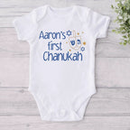 My First Chanukah Baby Bodysuit by Salt Sparkle Shalom