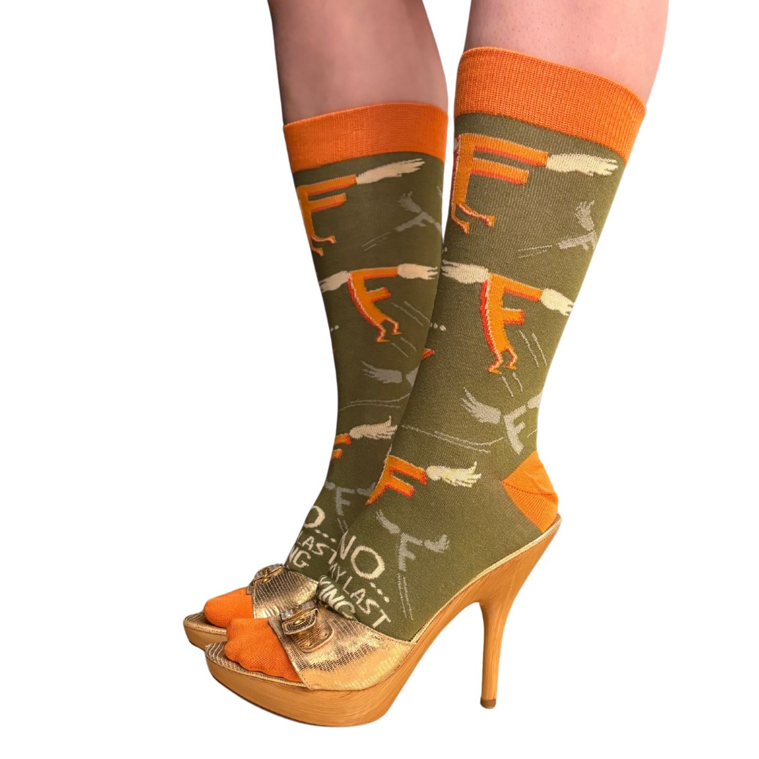 My Last Flying F@* Socks | Colorful Novelty Unisex Socks | Gift for Her