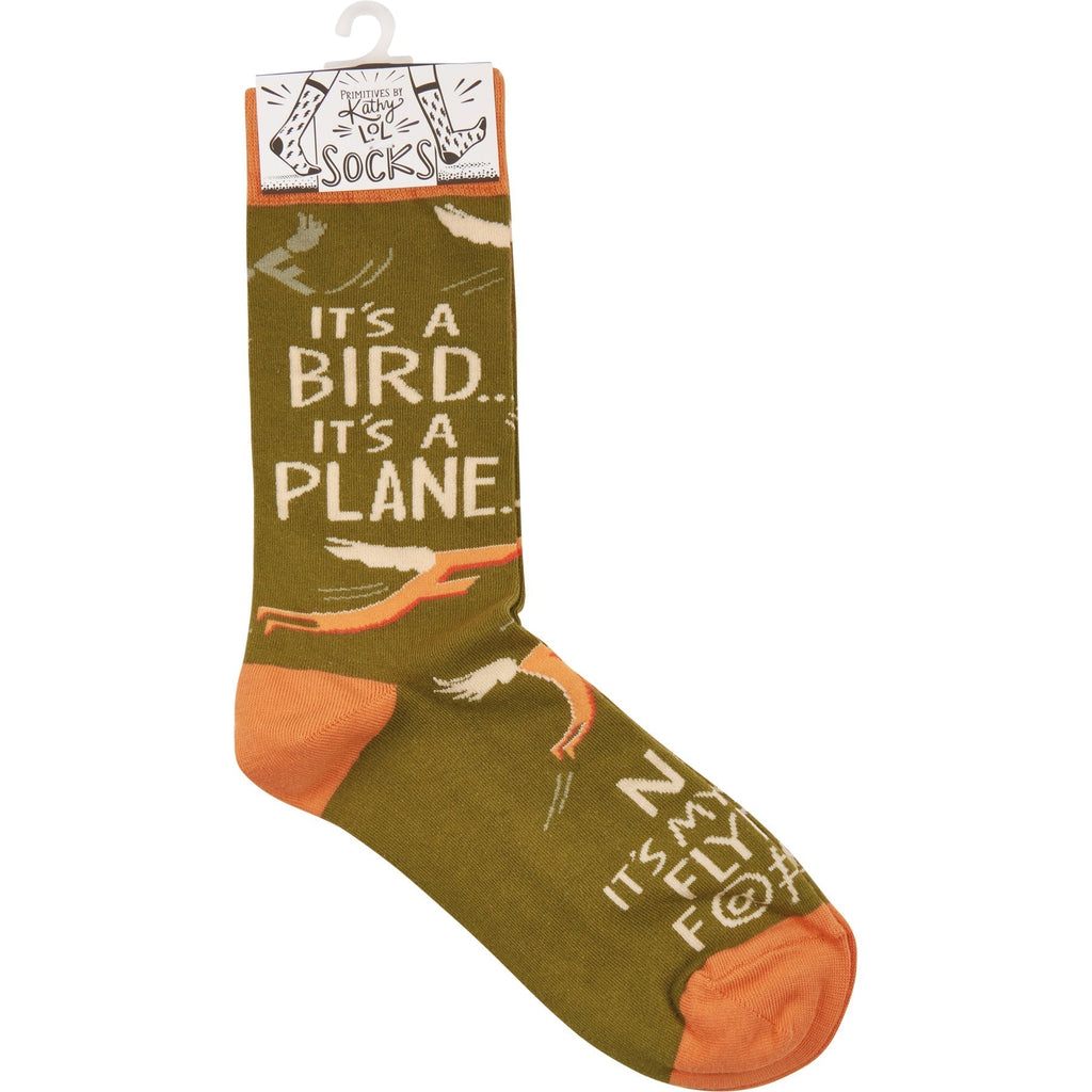 My Last Flying F@* Socks | Colorful Novelty Unisex Socks | Gift for Her