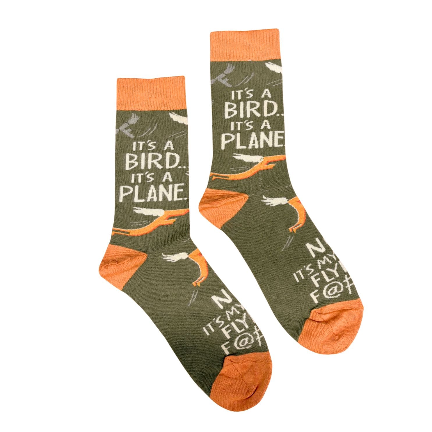 My Last Flying F@* Socks | Colorful Novelty Unisex Socks | Gift for Her