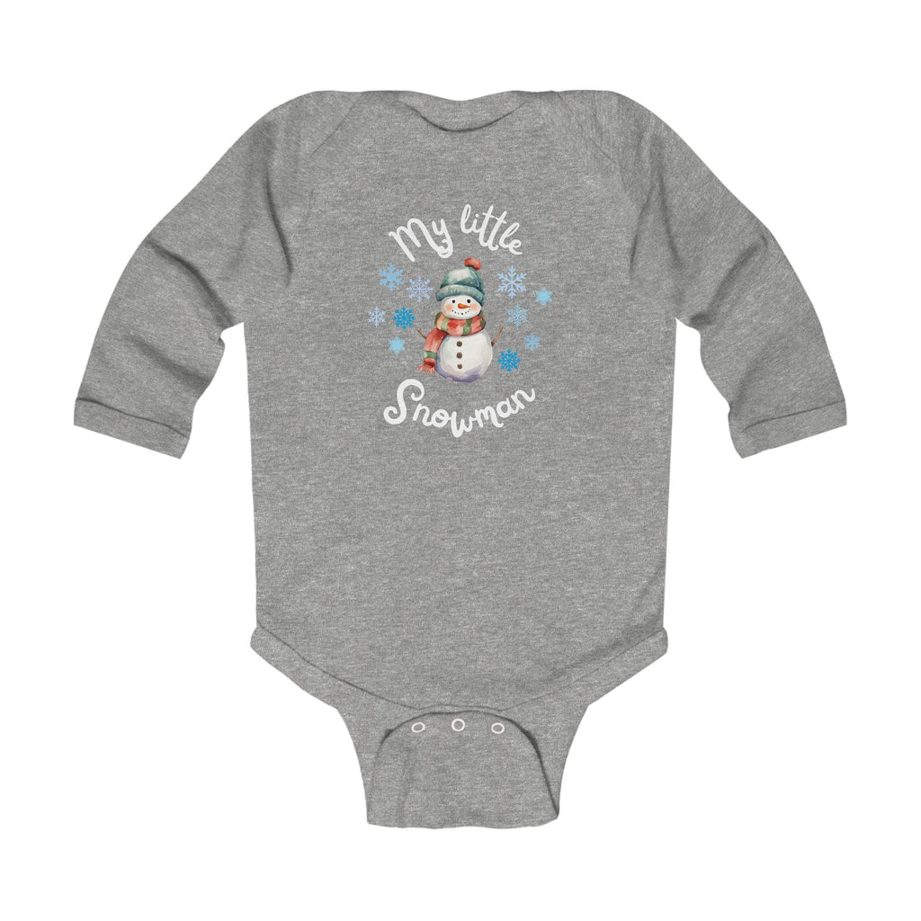 My little snowman baby bodysuit