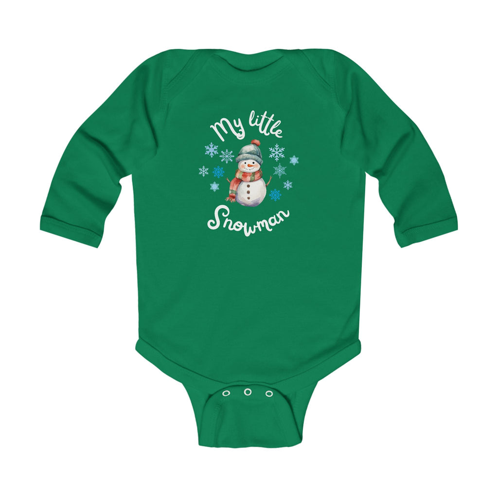 My little snowman baby bodysuit