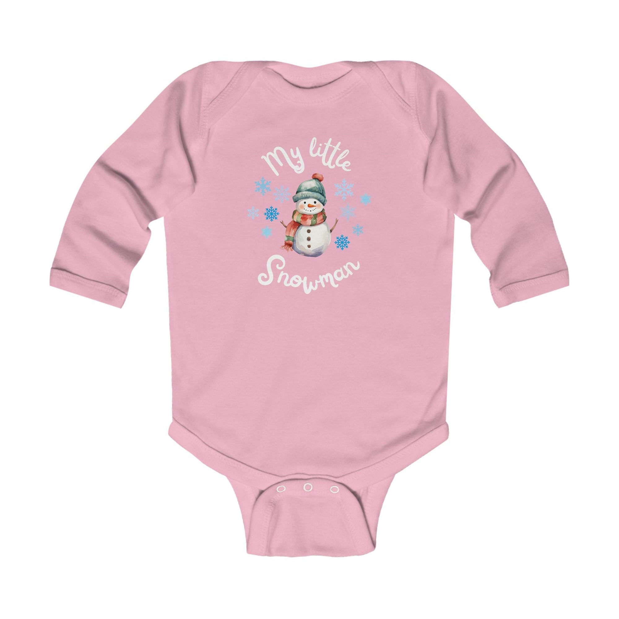 My little snowman baby bodysuit
