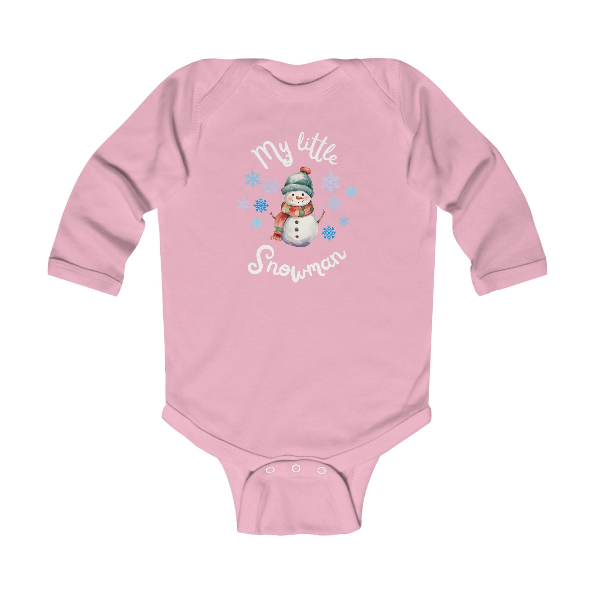 My little snowman baby bodysuit