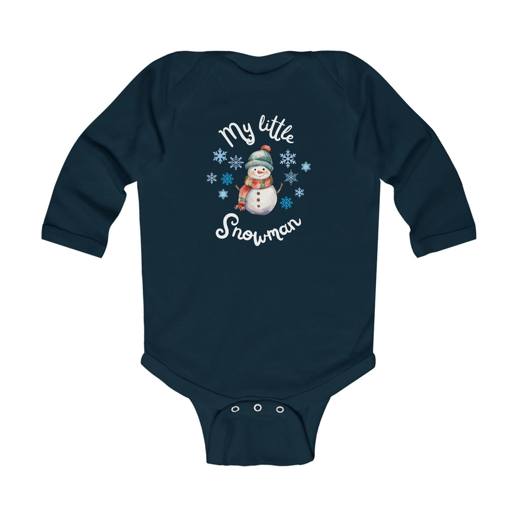 My little snowman baby bodysuit