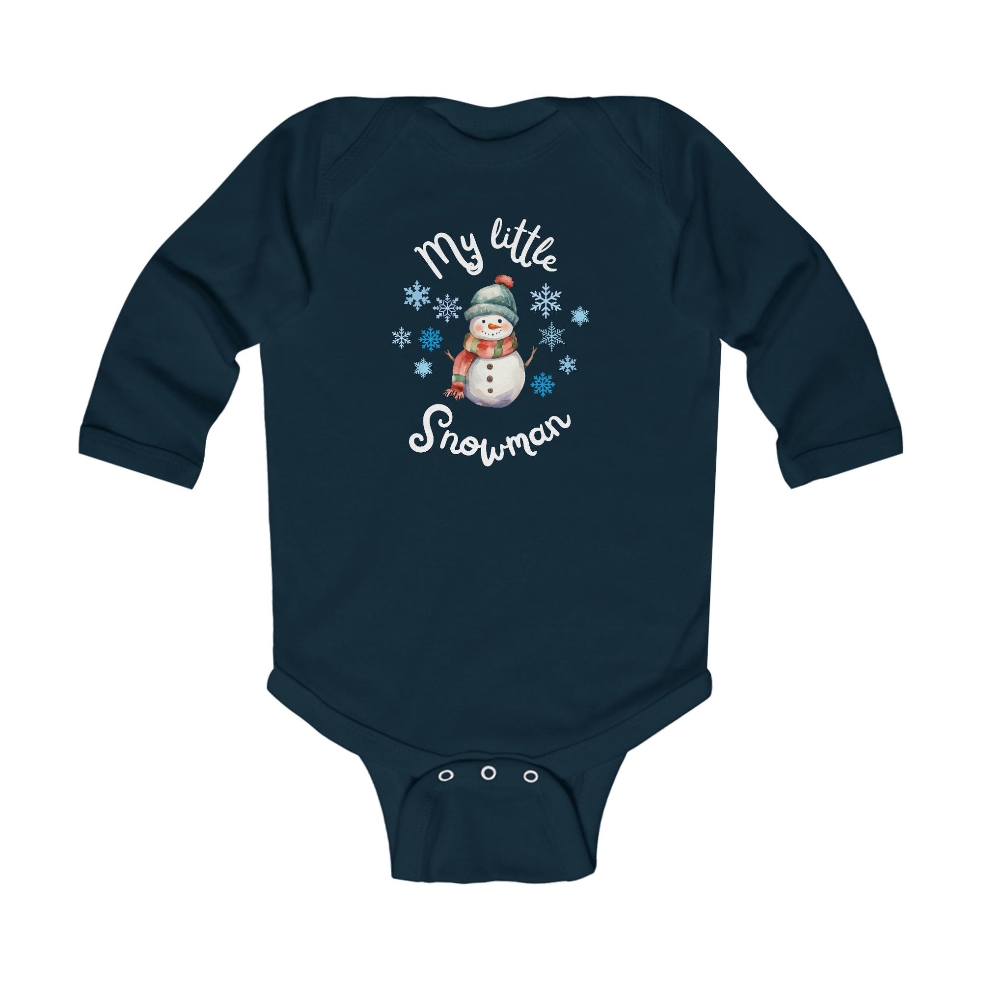 My little snowman baby bodysuit