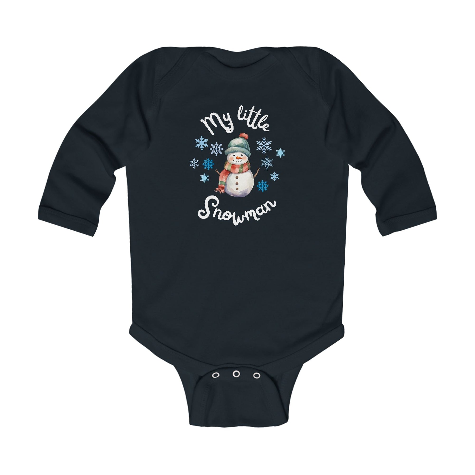 My little snowman baby bodysuit