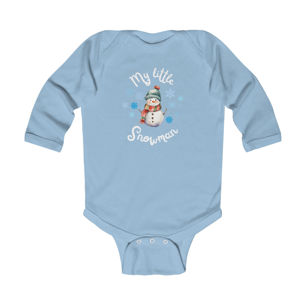 My little snowman baby bodysuit