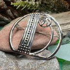 Myra Scottish Mackintosh Rose Brooch in Sterling Silver Brooch La Vie Bien Myra Scottish Mackintosh Rose Brooch in Sterling Silver