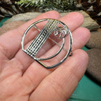 Myra Scottish Mackintosh Rose Brooch in Sterling Silver Brooch La Vie Bien Myra Scottish Mackintosh Rose Brooch in Sterling Silver