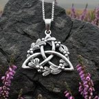 Mystic Mistletoe Triquetra Necklace Pendant La Vie Bien Mystic Mistletoe Triquetra Necklace