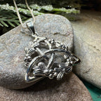 Mystic Mistletoe Triquetra Necklace Pendant La Vie Bien Mystic Mistletoe Triquetra Necklace