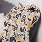 Myth Cotton Long Designer Scarf Tan | Wrap-around Shawl Scarves | 40” x 72” by The Bullish Store