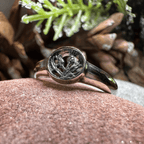 Nahla Petite Scottish Thistle Ring in Sterling Silver Ring La Vie Bien Nahla Petite Scottish Thistle Ring in Sterling Silver