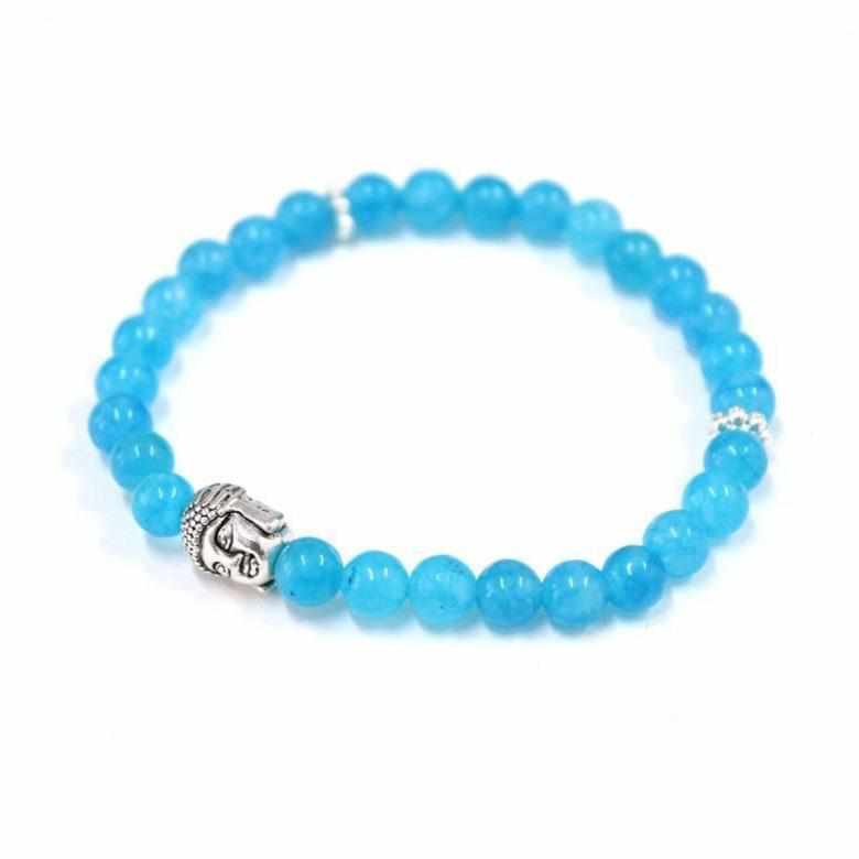 Namaste Chakra Elastic Tiger Eye Bracelet - Thailand Jewelry La Vie Bien Namaste Chakra Elastic Tiger Eye Bracelet - Thailand