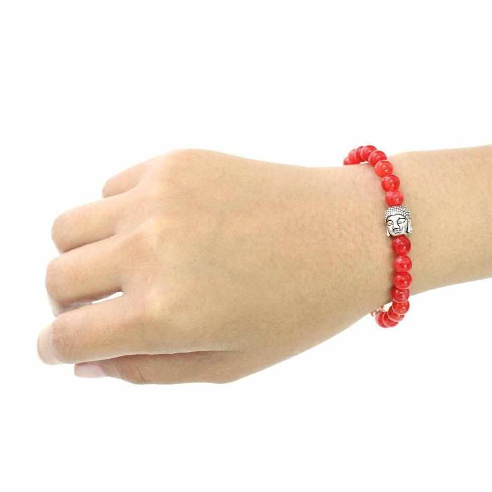 Namaste Chakra Elastic Tiger Eye Bracelet - Thailand Jewelry La Vie Bien Namaste Chakra Elastic Tiger Eye Bracelet - Thailand