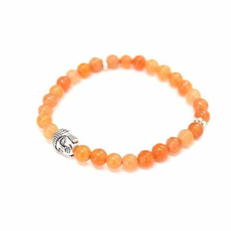Namaste Chakra Elastic Tiger Eye Bracelet - Thailand Jewelry La Vie Bien Namaste Chakra Elastic Tiger Eye Bracelet - Thailand