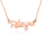 Name Necklace With Butterfly La Vie Bien Name Necklace With Butterfly
