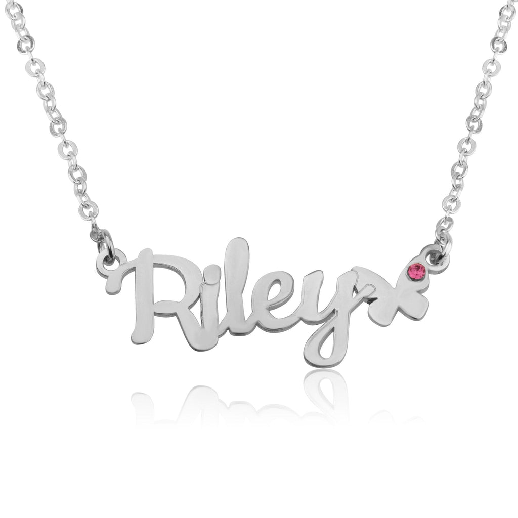 Name Necklace With Butterfly La Vie Bien Name Necklace With Butterfly