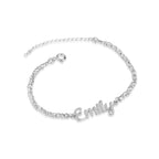 Nameplate Bracelet With Laser Beads La Vie Bien Nameplate Bracelet With Laser Beads