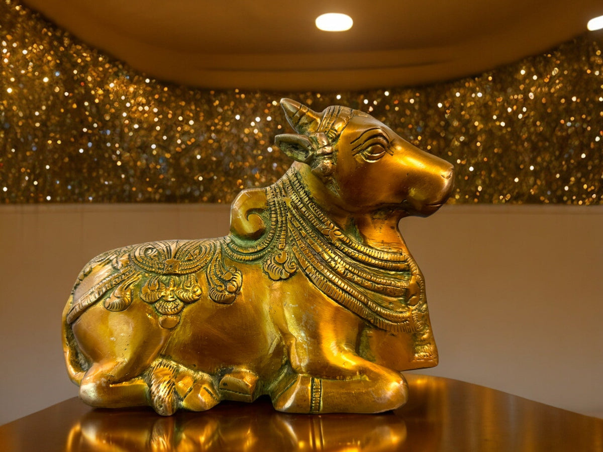 Nandi Idol Idols & Statues La Vie Bien Nandi Idol