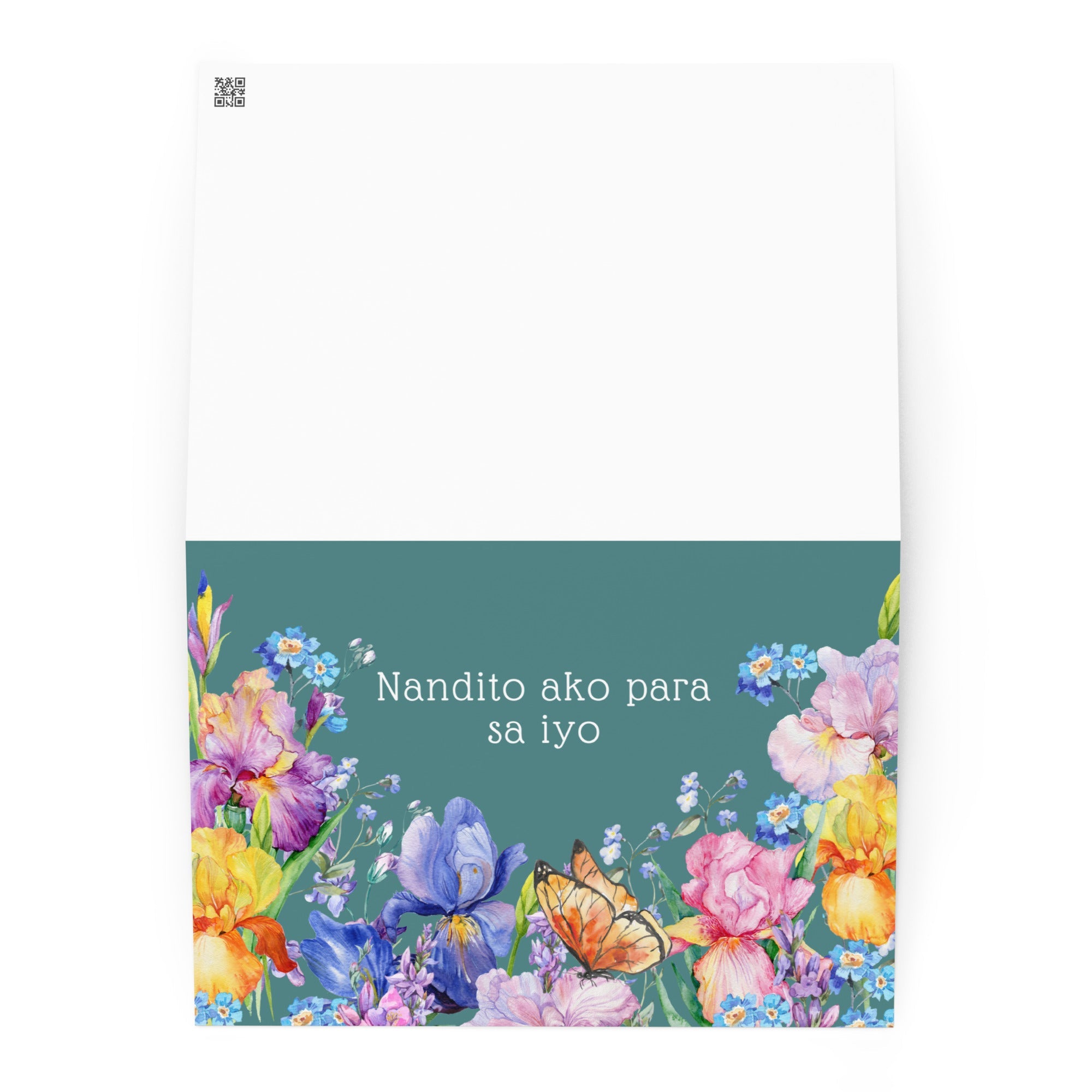 Nandito ako para sa iyo (I am here for you) Filipino comfort floral greeting card Greeting card La Vie Bien Nandito ako para sa iyo (I am here for you) Filipino comfort floral greeting card