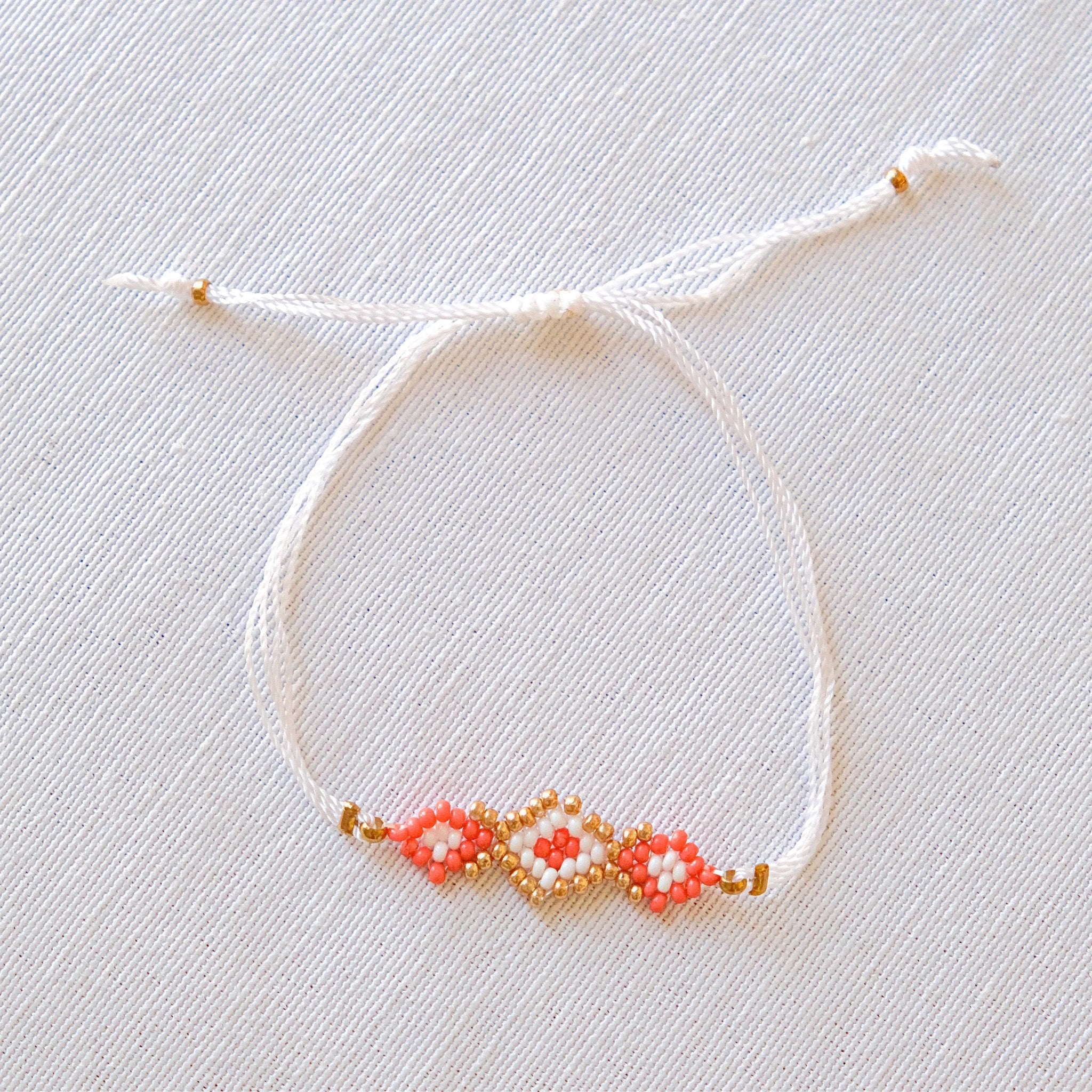 Naomi Seed Bead Bracelet by Upavim Crafts