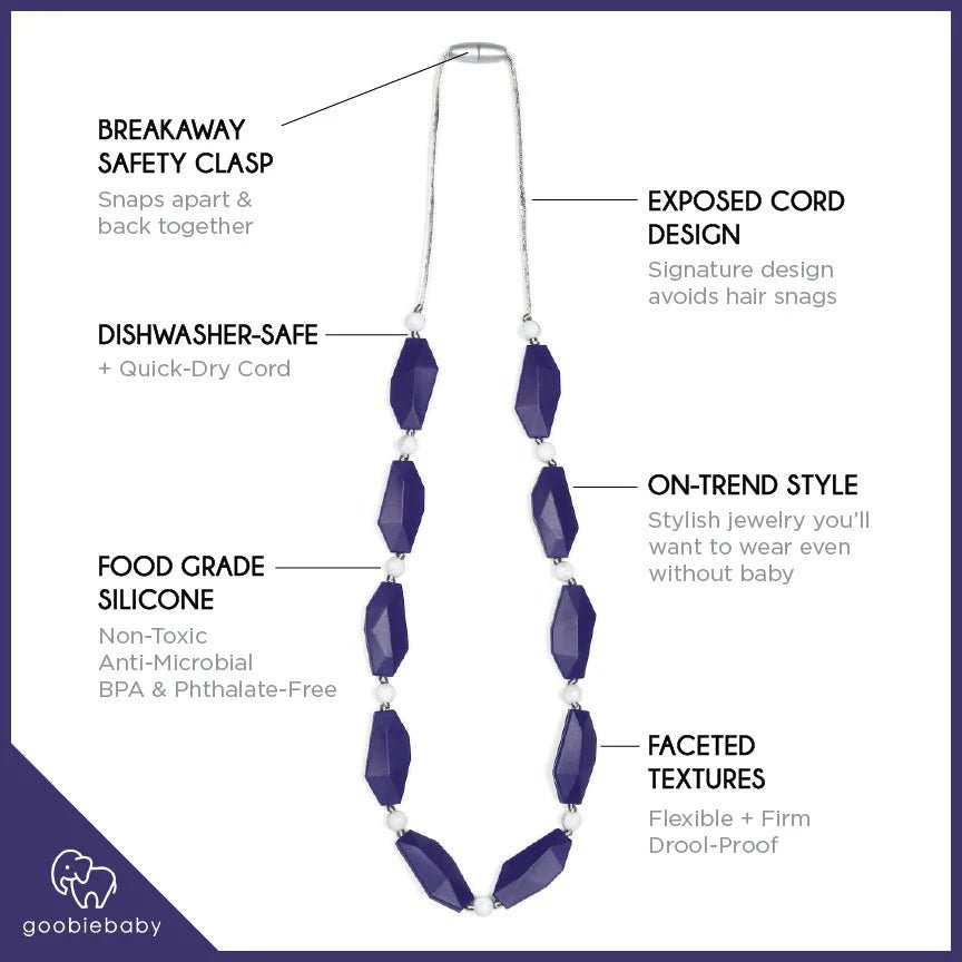 Naomi Teething Necklace - 2 Colors! Baby & Toddler La Vie Bien Naomi Teething Necklace - 2 Colors!