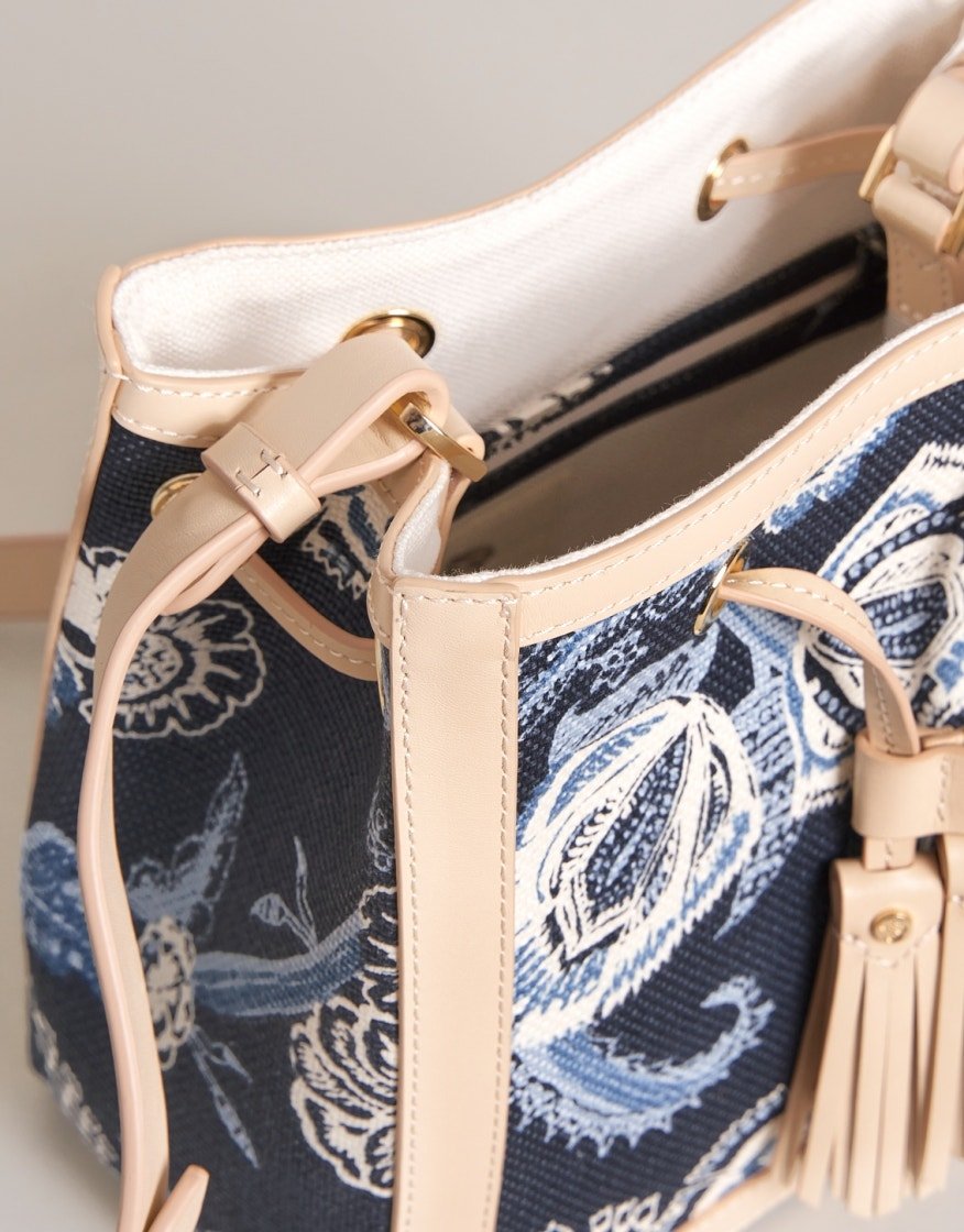 Natalie Drawstring - Oyster Factory Purses & Bags La Vie Bien Natalie Drawstring - Oyster Factory