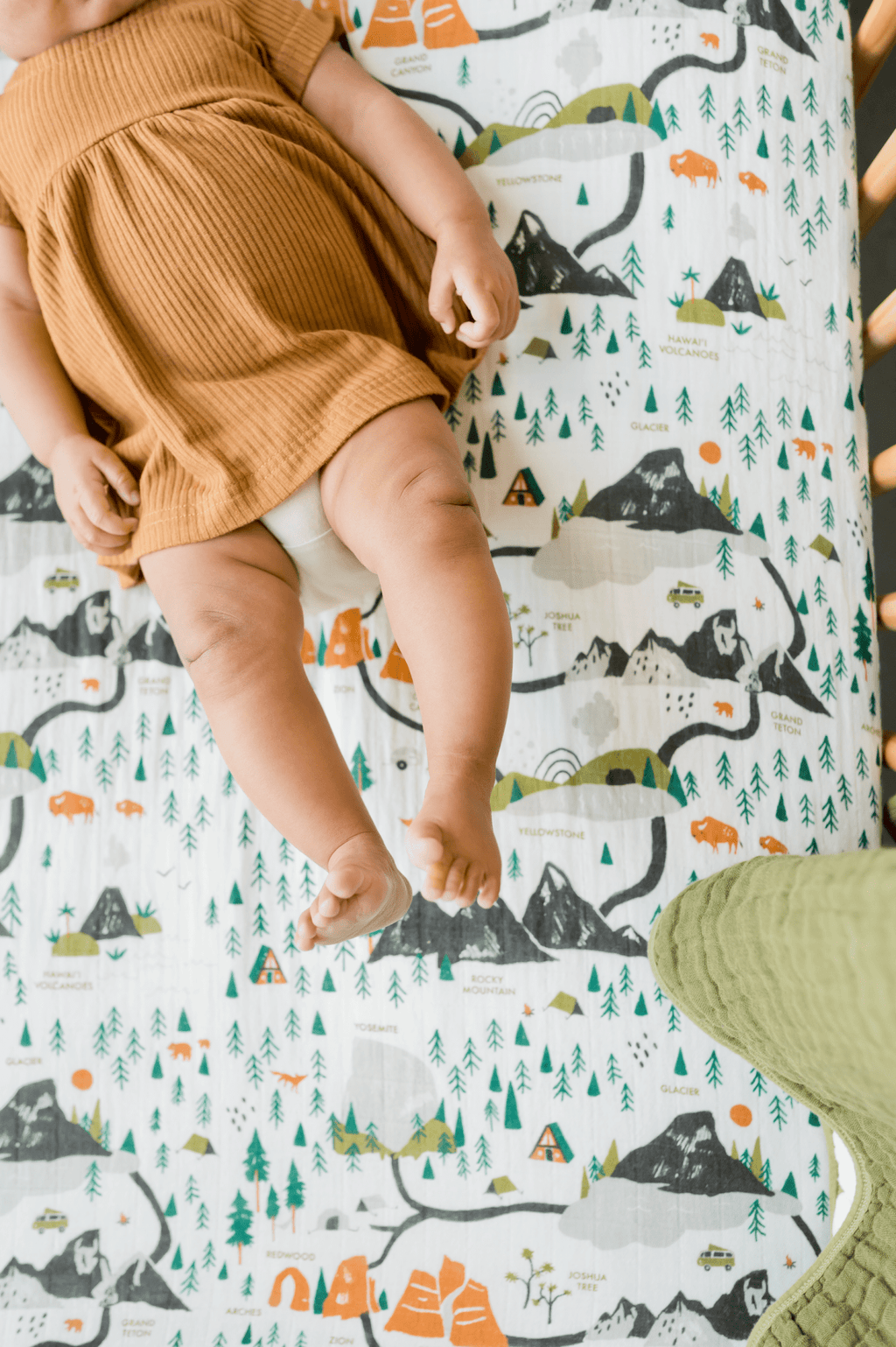National Parks Crib Sheet Crib Sheets La Vie Bien National Parks Crib Sheet