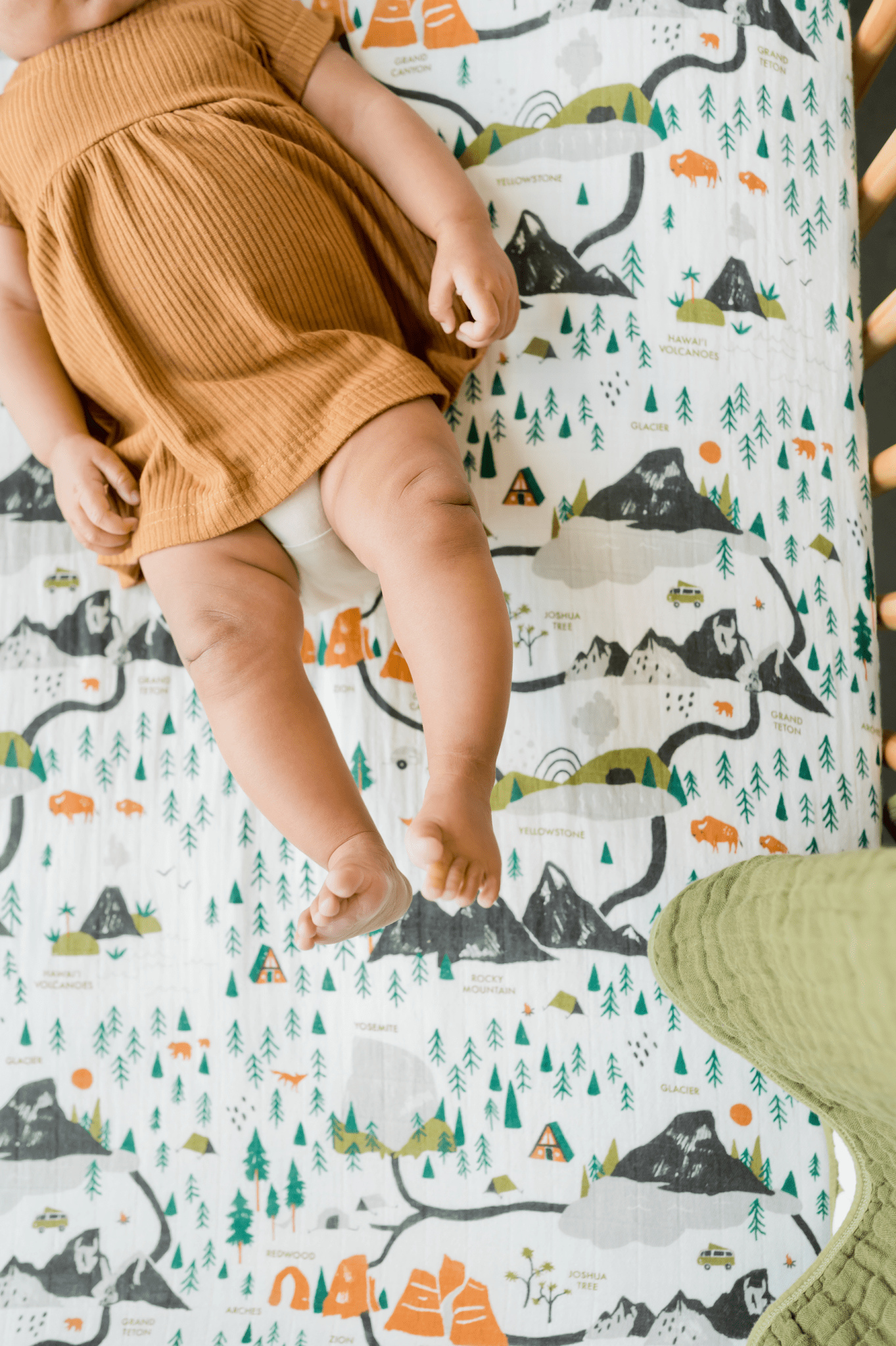 National Parks Crib Sheet Crib Sheets La Vie Bien National Parks Crib Sheet