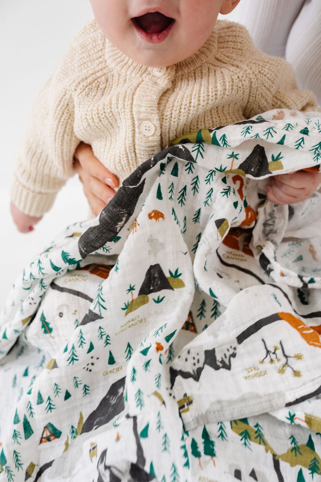 National Parks Swaddle (Mini Pattern) Swaddles La Vie Bien National Parks Swaddle (Mini Pattern)