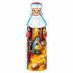 Nativity Scene Ukrainian Hand Carved Solid Wood Santa Figurine 11 Inches Christmas Decor > Carved Wooden Santa La Vie Bien Nativity Scene Ukrainian Hand Carved Solid Wood Santa Figurine 11 Inches
