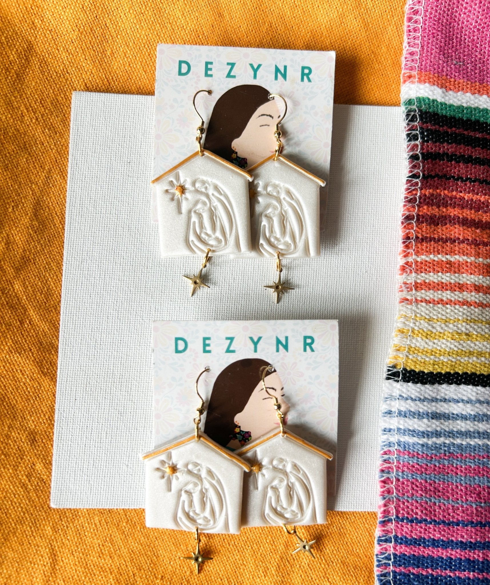 Nativity Set Earrings La Vie Bien Nativity Set