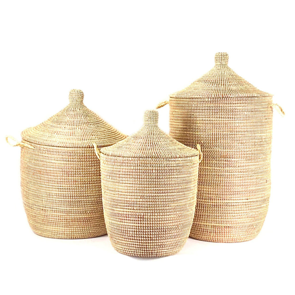 Natural Floor Basket La Vie Bien Natural Floor Basket
