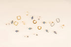 Natural Pearl Huggie Hoop Charms by Oh Clementine