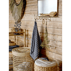 Natural Water Hyacinth Storage Baskets with Lids, Set of 3 by White Cliff Studio