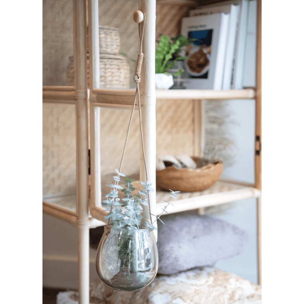 Natural Water Hyacinth Storage Baskets with Lids, Set of 3 by White Cliff Studio
