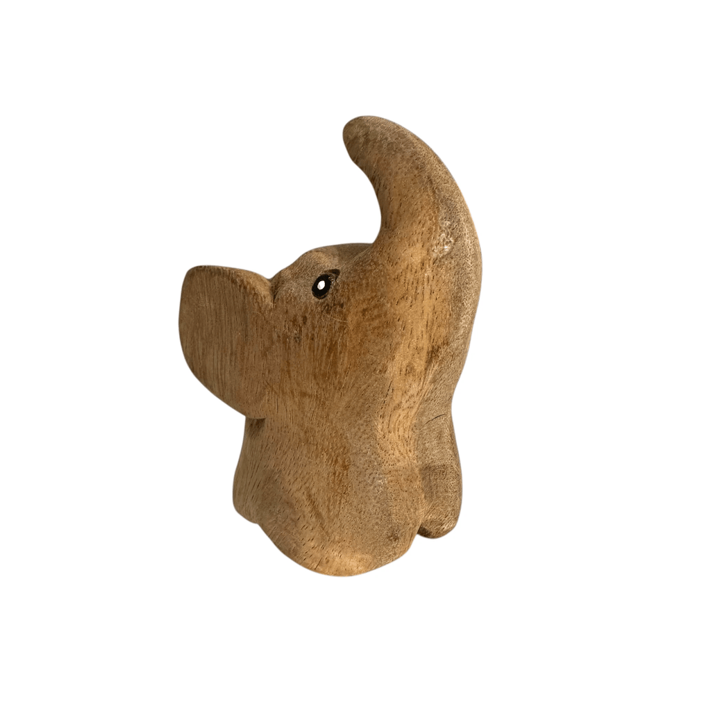Natural Wood Elephant Butterfly ears by Music Frog Co